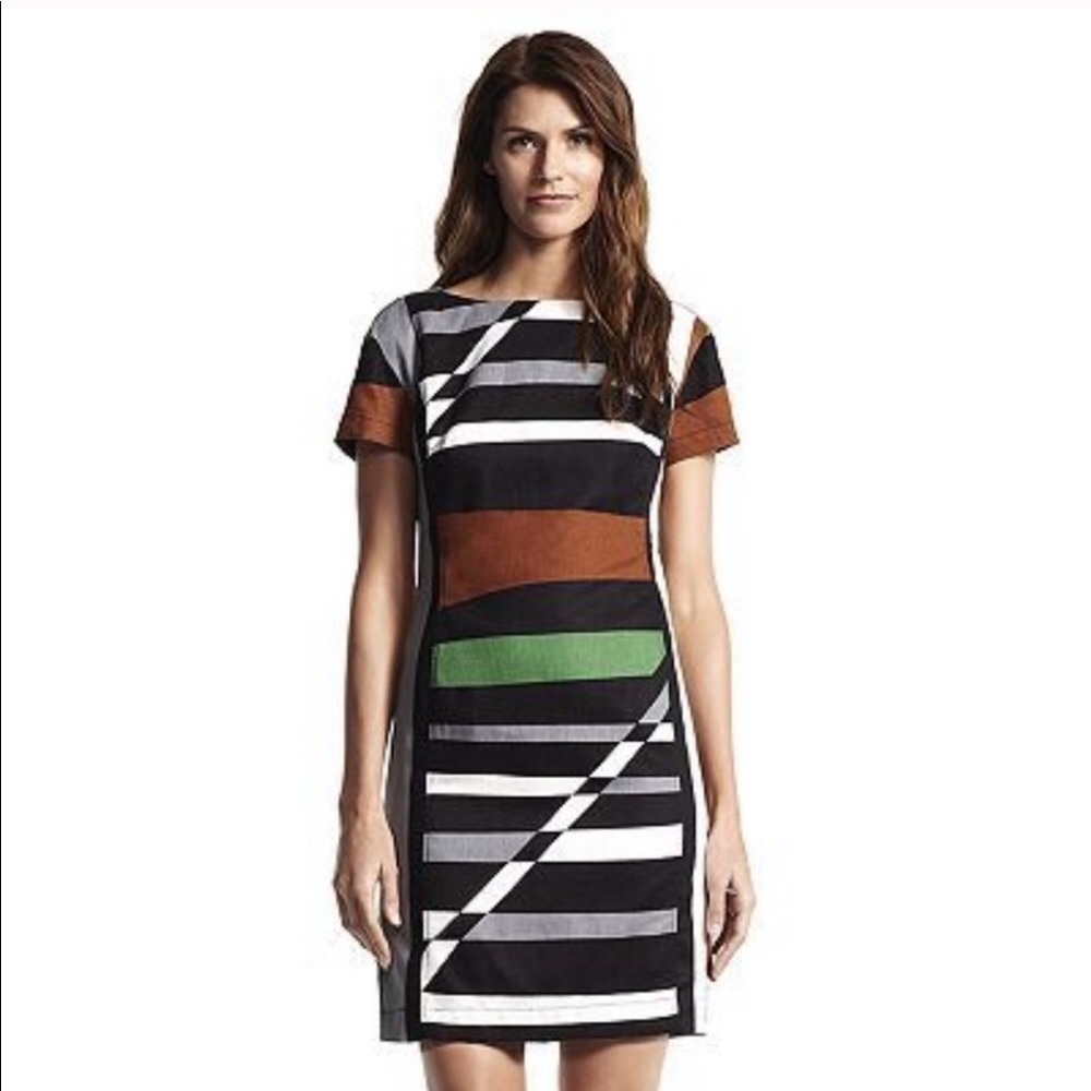 Derek Lam for Design Nation colorblocked dress size 2